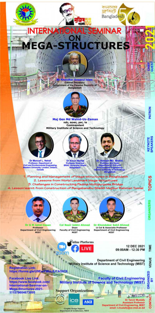 International Seminar on Mega-Structures 2021 (Registration Link)