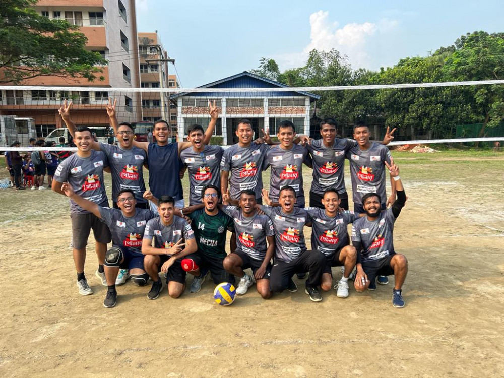 MIST Volleyball Team (Male) secured 4th Place in Bangabandhu 3rd Inter University Sports Championship 2022